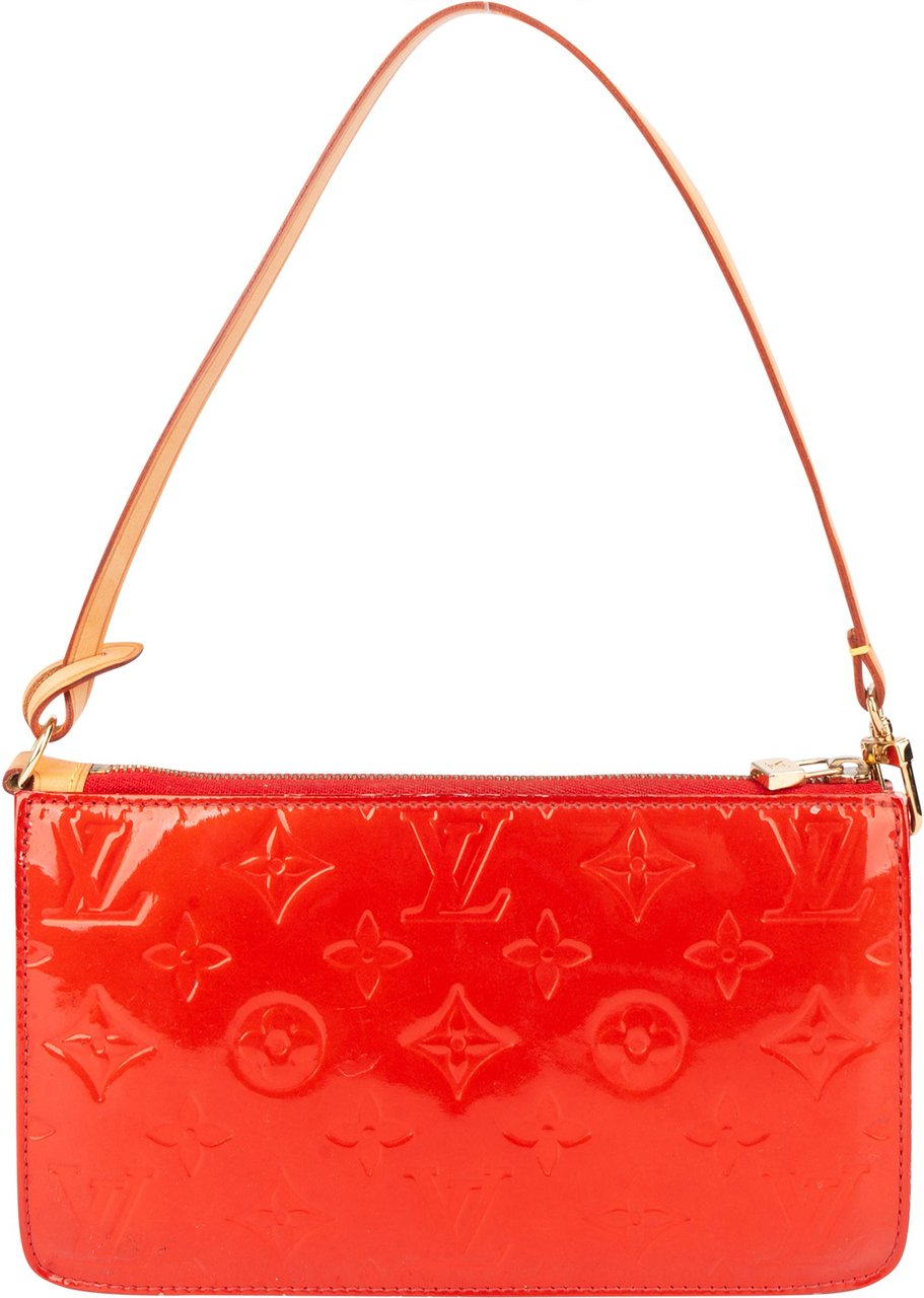 Louis Vuitton Rouge Vernis Monogram Lexington Handbag Rood