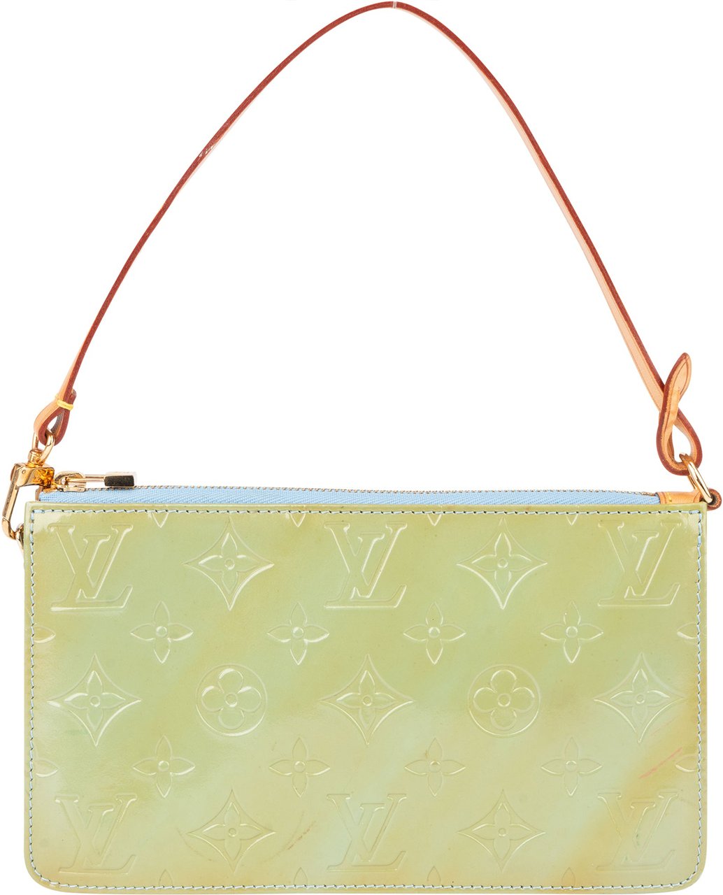 Louis Vuitton Louis Vuitton Green Vernis Monogram Lexington Handbag Groen