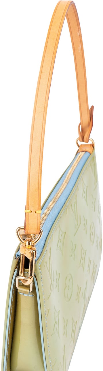 Louis Vuitton Louis Vuitton Green Vernis Monogram Lexington Handbag Groen