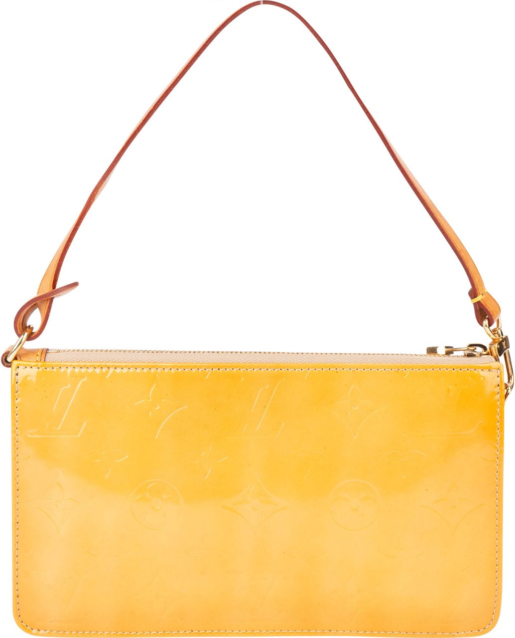 Louis Vuitton Louis Vuitton Yellow Vernis Monogram Lexington Handbag Geel