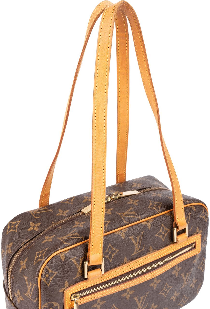 Louis Vuitton Louis Vuitton Canvas Monogram Cite MM Shoulder Bag Bruin