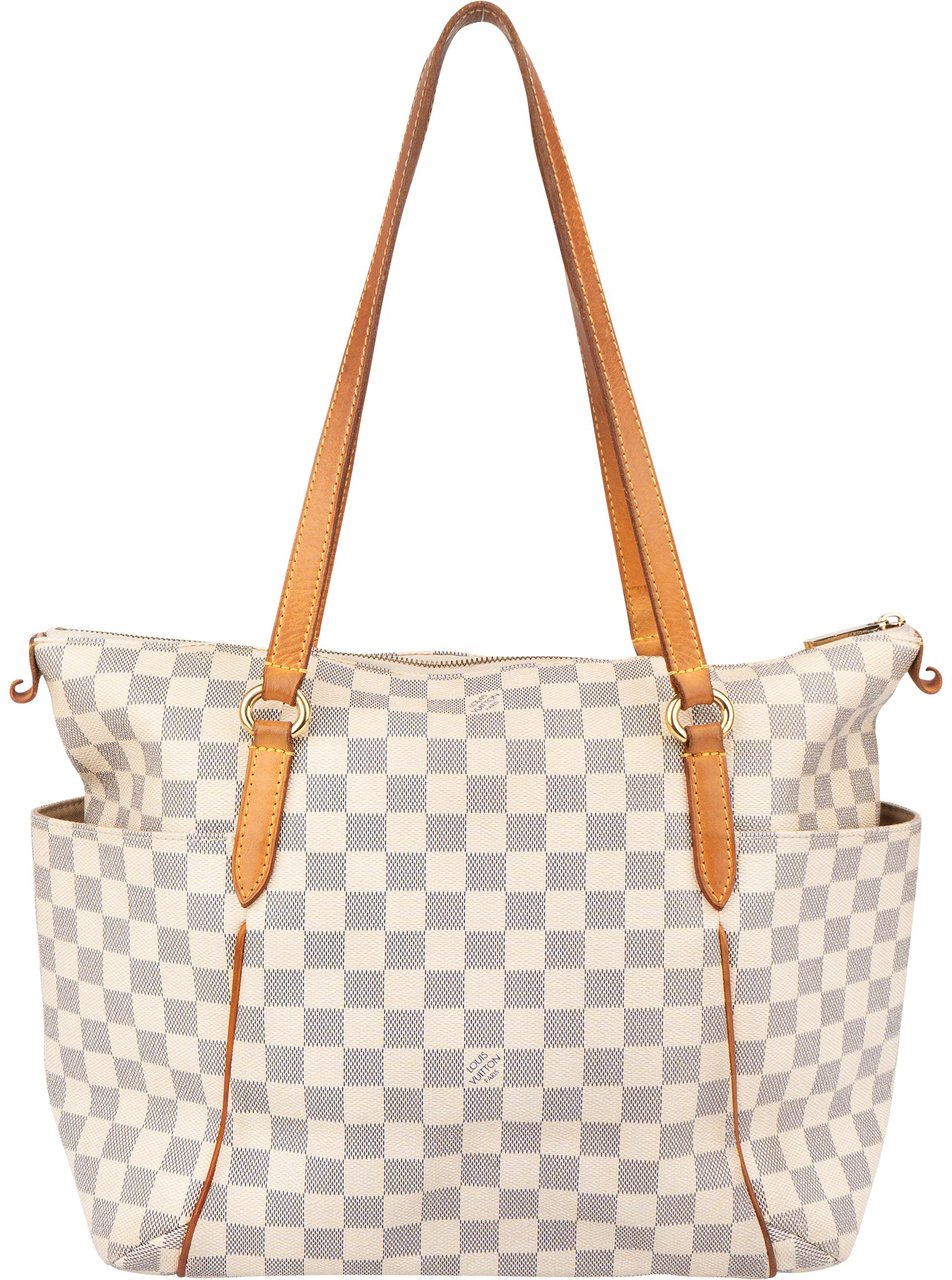 Louis Vuitton Louis Vuitton Damier Azur Monogram Totally GM Shoulder Bag Wit