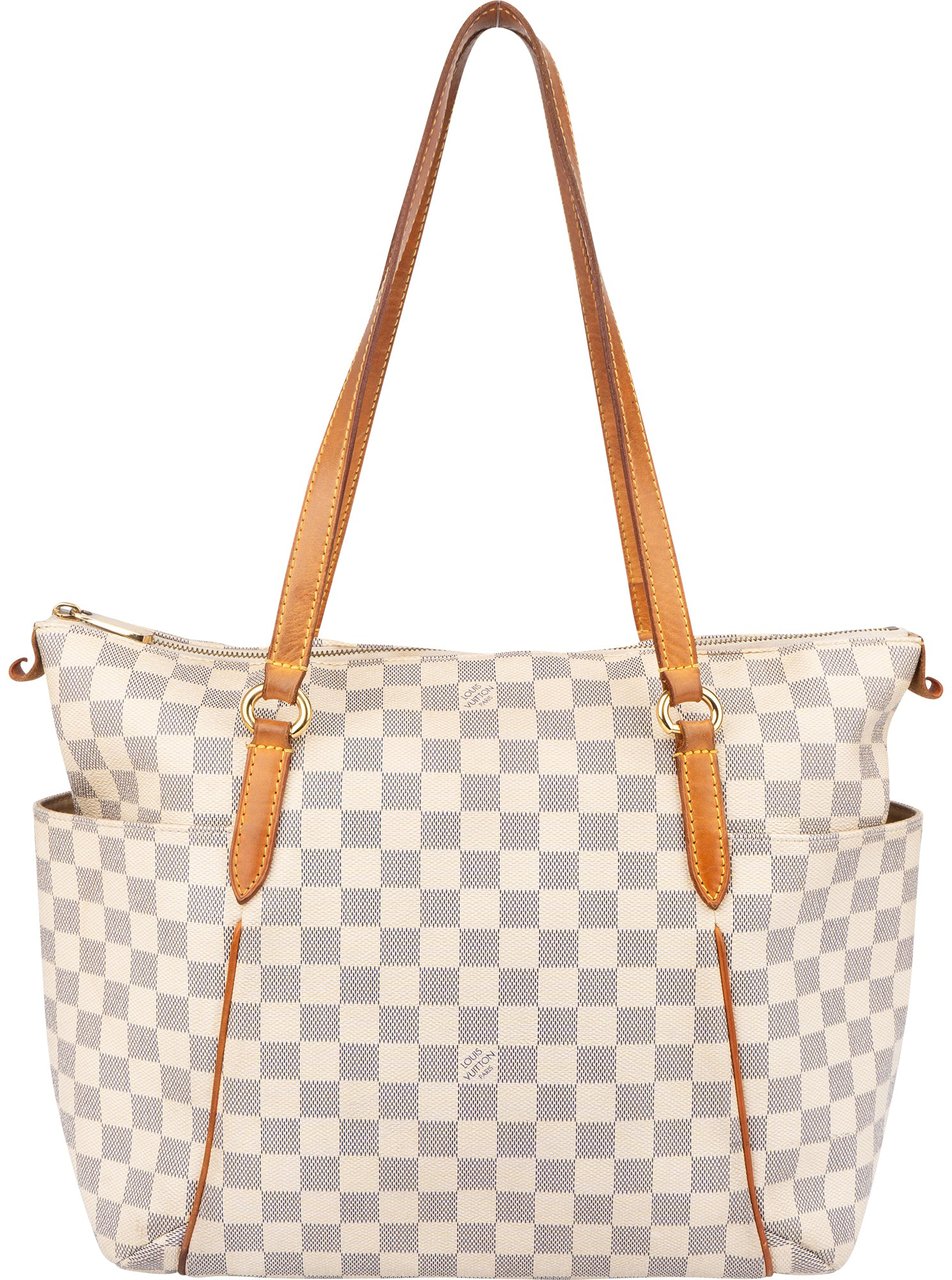 Louis Vuitton Louis Vuitton Damier Azur Monogram Totally GM Shoulder Bag Wit