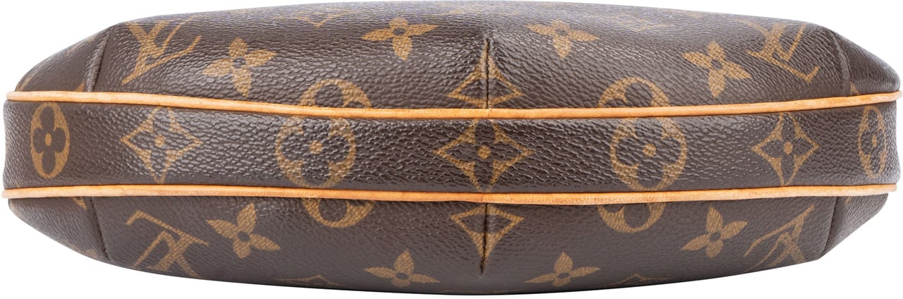 Louis Vuitton Canvas Monogram Croissant PM Handbag Bruin