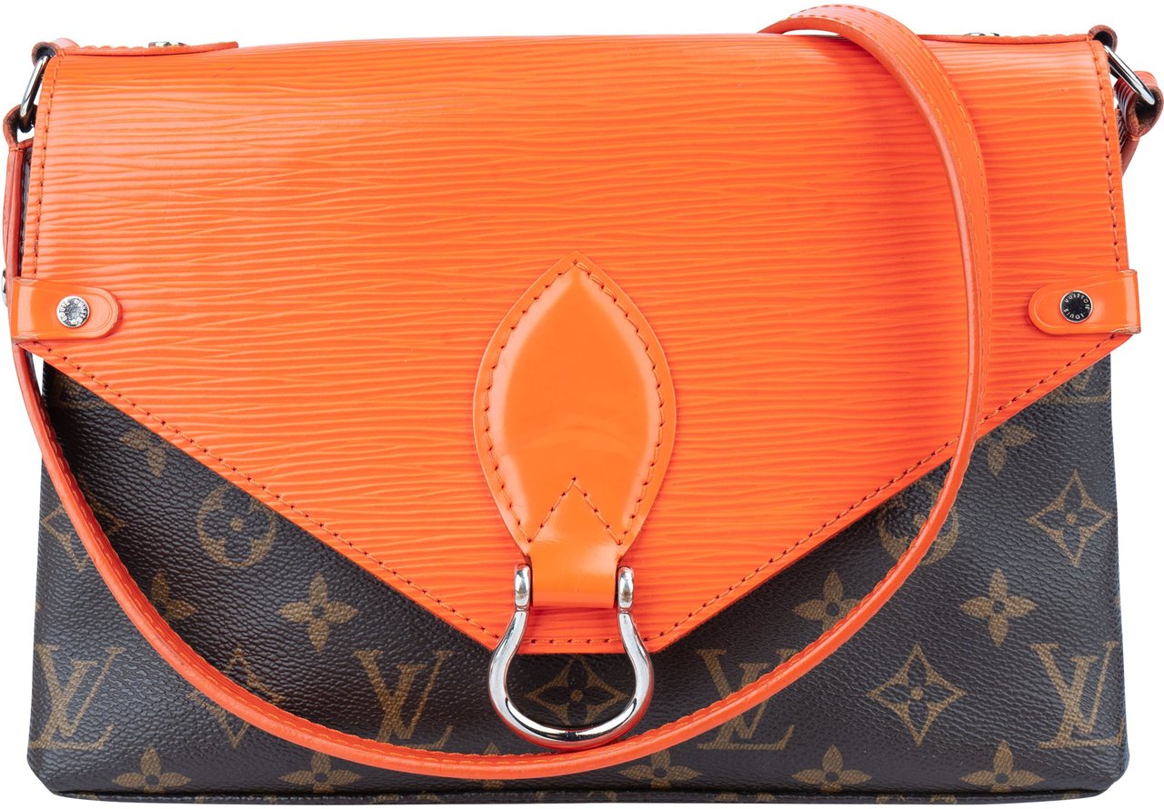 Louis Vuitton Louis Vuitton Canvas Monogram Epi Saint Michel PM Crossbody Bag Bruin
