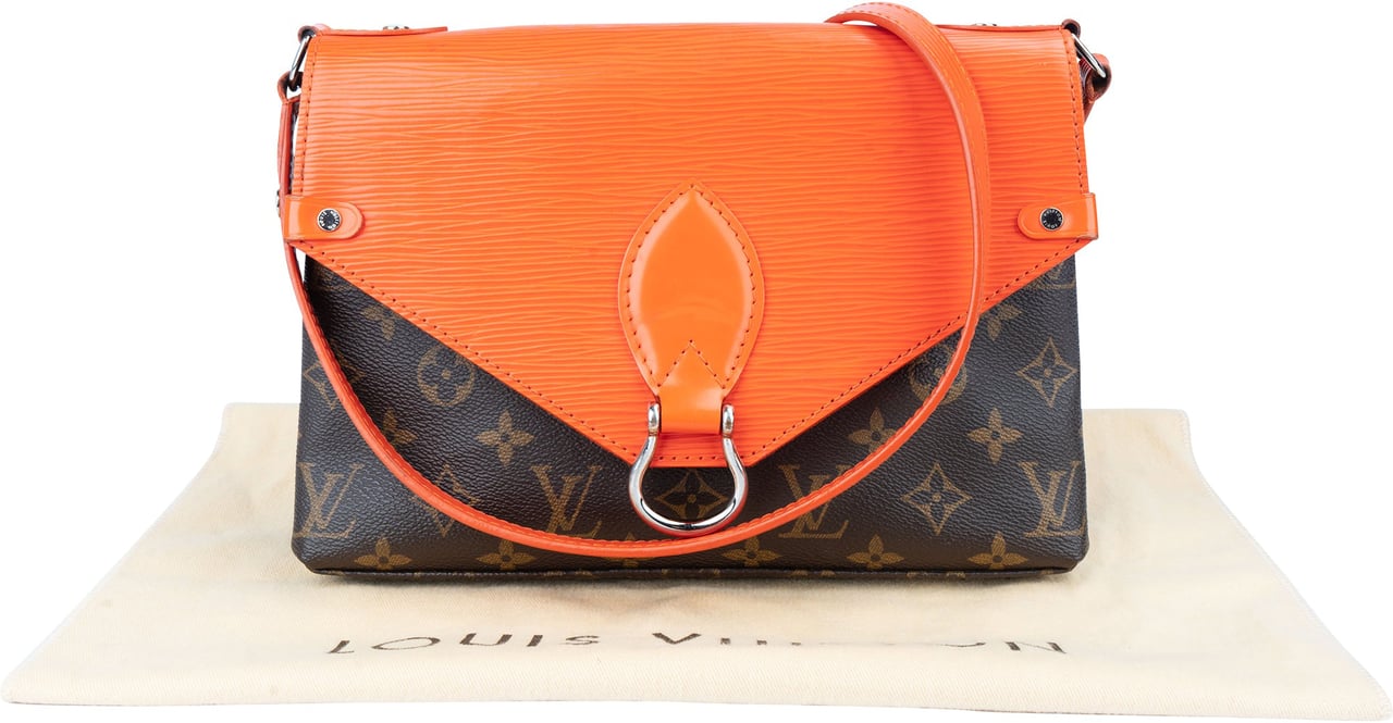 Louis Vuitton Louis Vuitton Canvas Monogram Epi Saint Michel PM Crossbody Bag Bruin