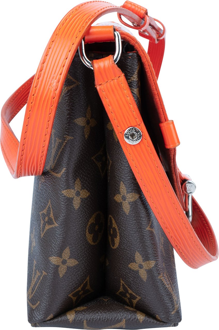 Louis Vuitton Louis Vuitton Canvas Monogram Epi Saint Michel PM Crossbody Bag Bruin