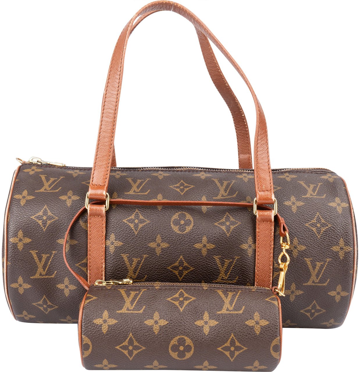 Louis Vuitton Louis Vuitton Canvas Monogram Papillon Set Handbag Bruin