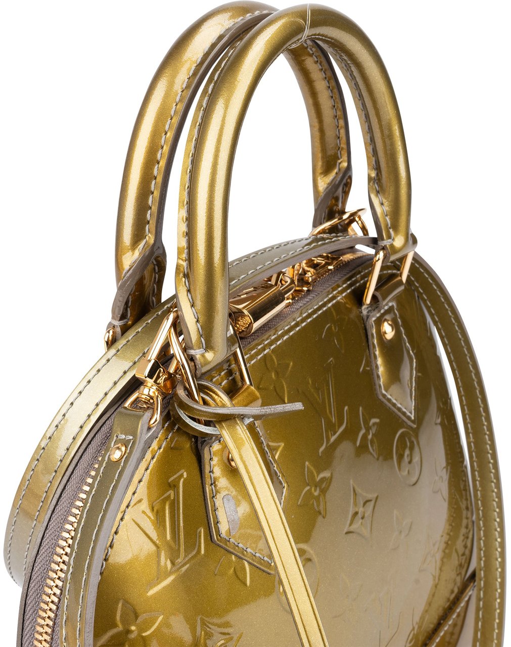Louis Vuitton Louis Vuitton Vernis Monogram Alma BB Handbag Groen