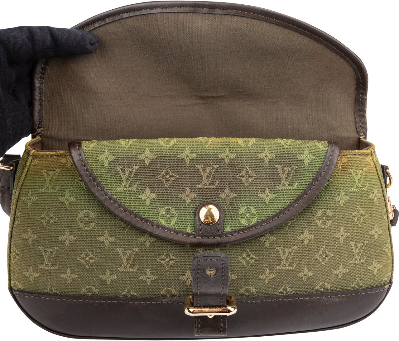 Louis Vuitton Louis Vuitton Mini Lin Monogram Marjorie Shoulder Bag Groen
