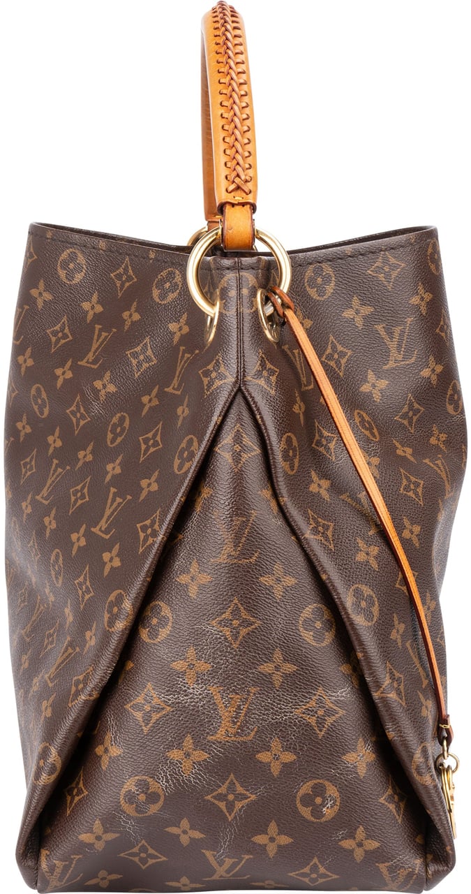 Louis Vuitton Canvas Monogram Artsy MM Handbag Bruin
