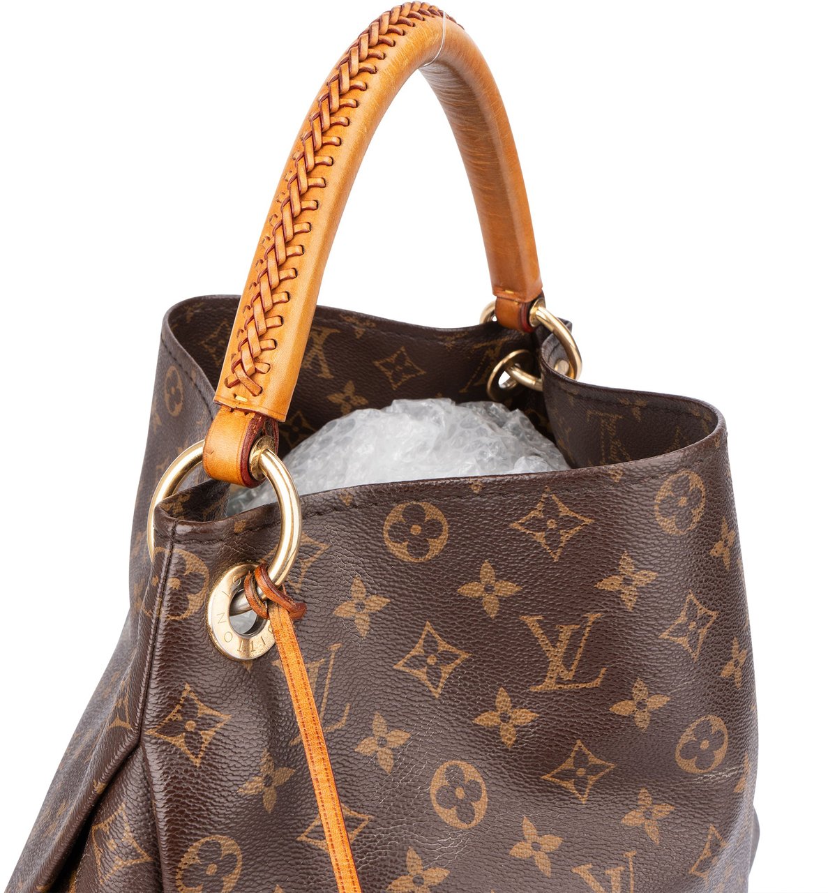 Louis Vuitton Canvas Monogram Artsy MM Handbag Bruin