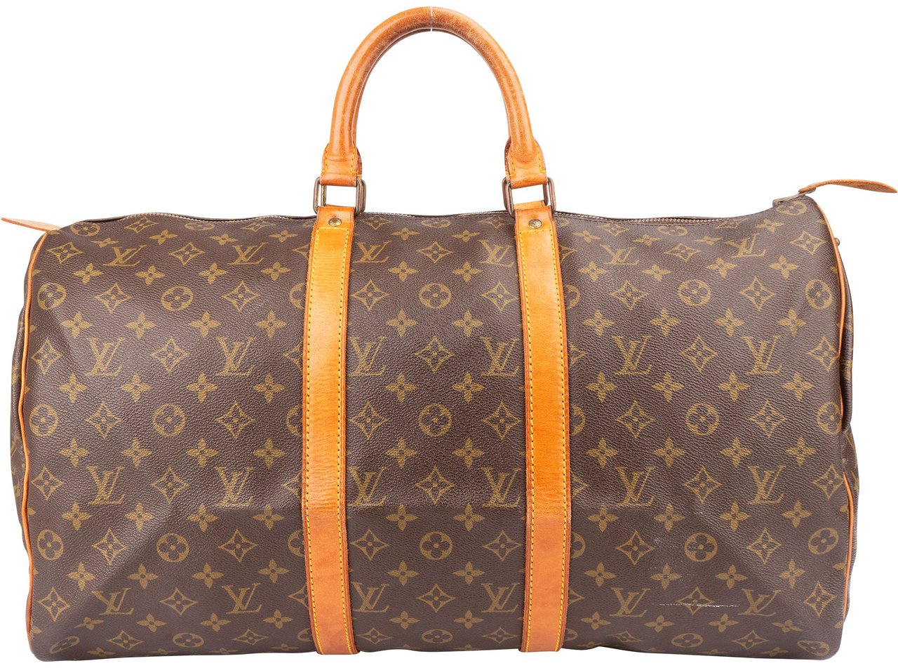 Louis Vuitton Louis Vuitton Canvas Monogram Keepall 50 Bruin