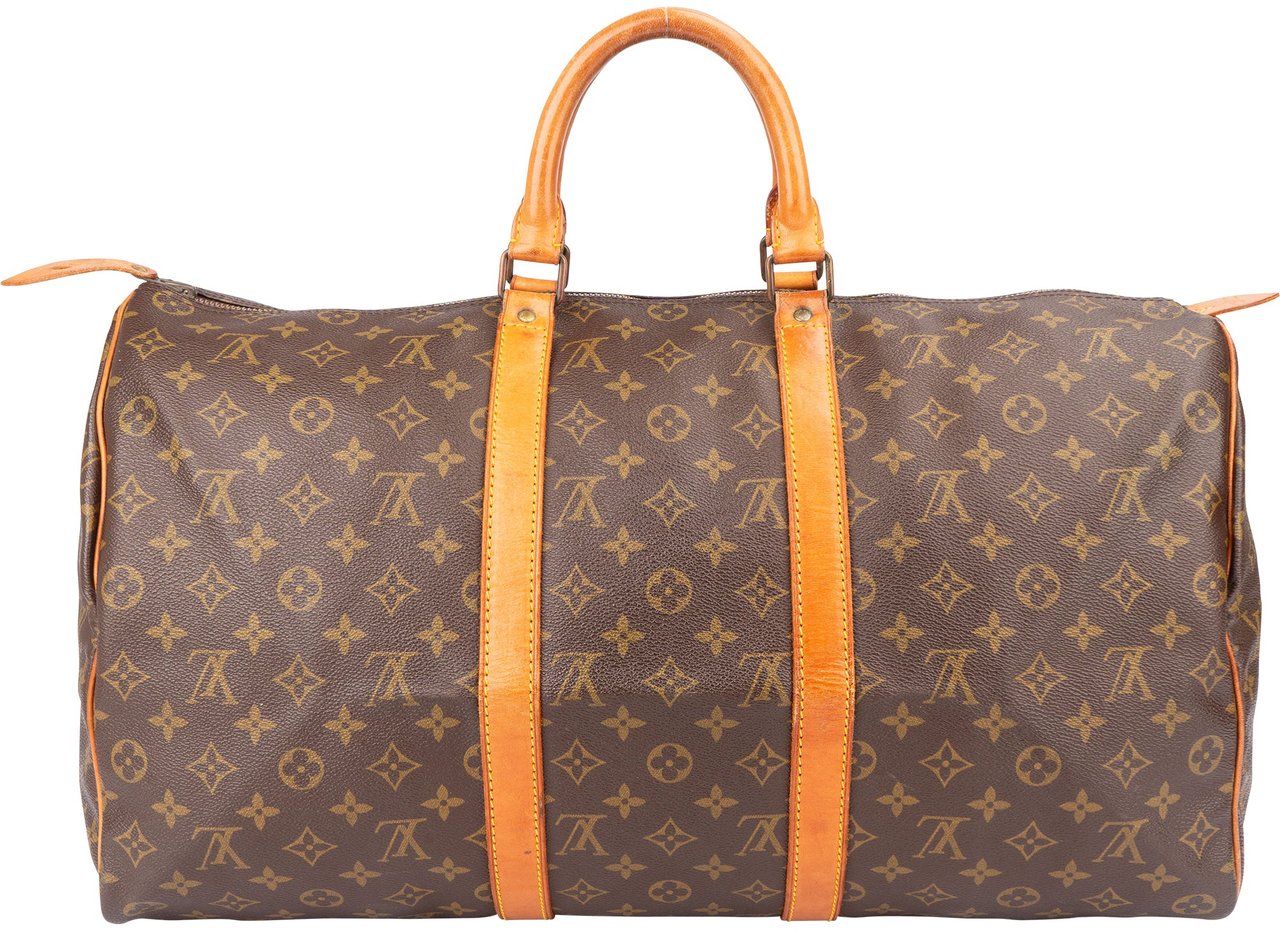 Louis Vuitton Louis Vuitton Canvas Monogram Keepall 50 Bruin