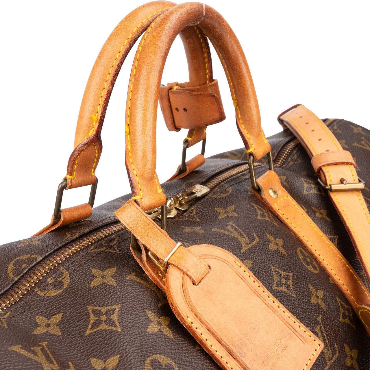 Louis Vuitton Louis Vuitton Canvas Monogram Keepall 55 Bandouliere Bruin