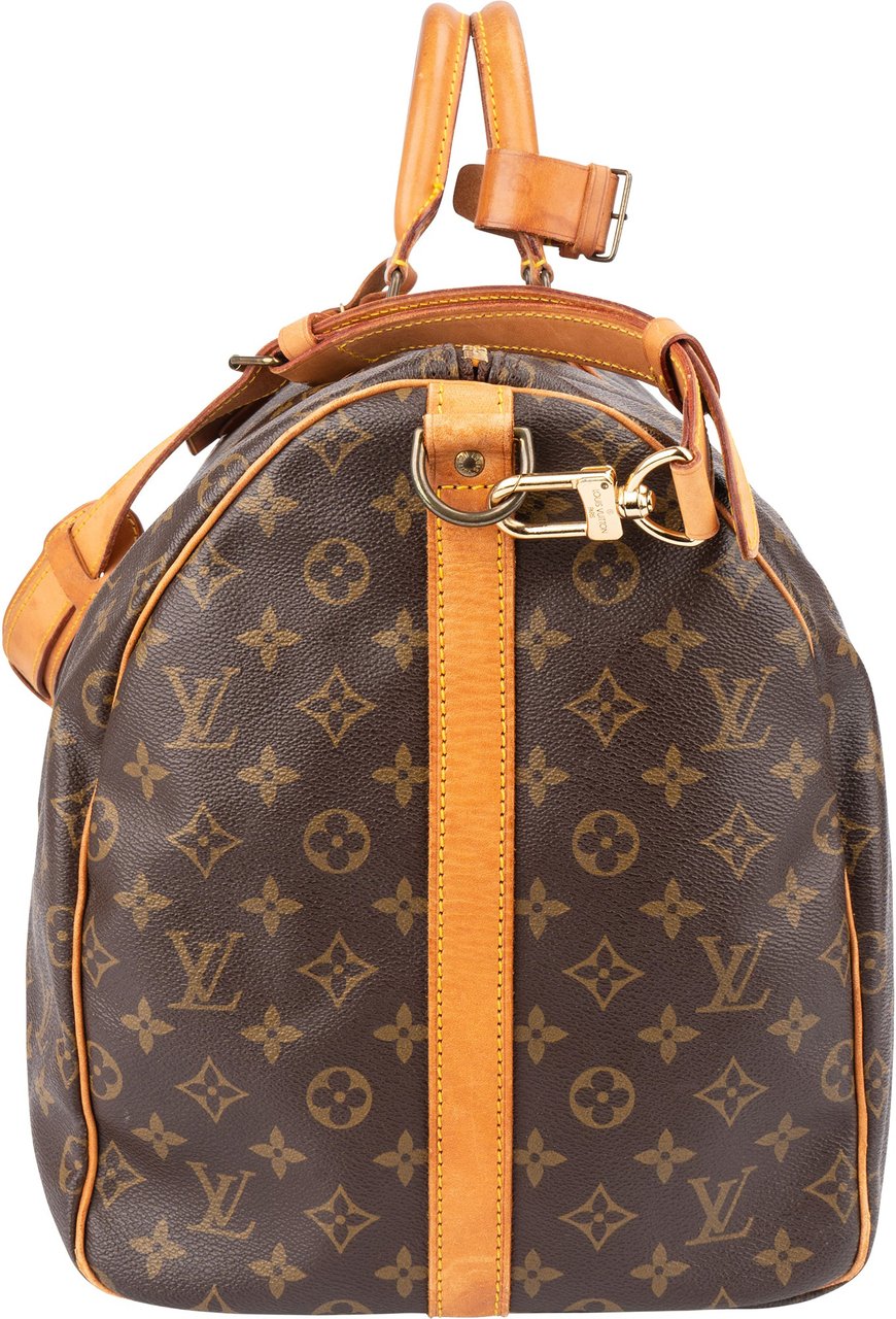 Louis Vuitton Louis Vuitton Canvas Monogram Keepall 55 Bandouliere Bruin