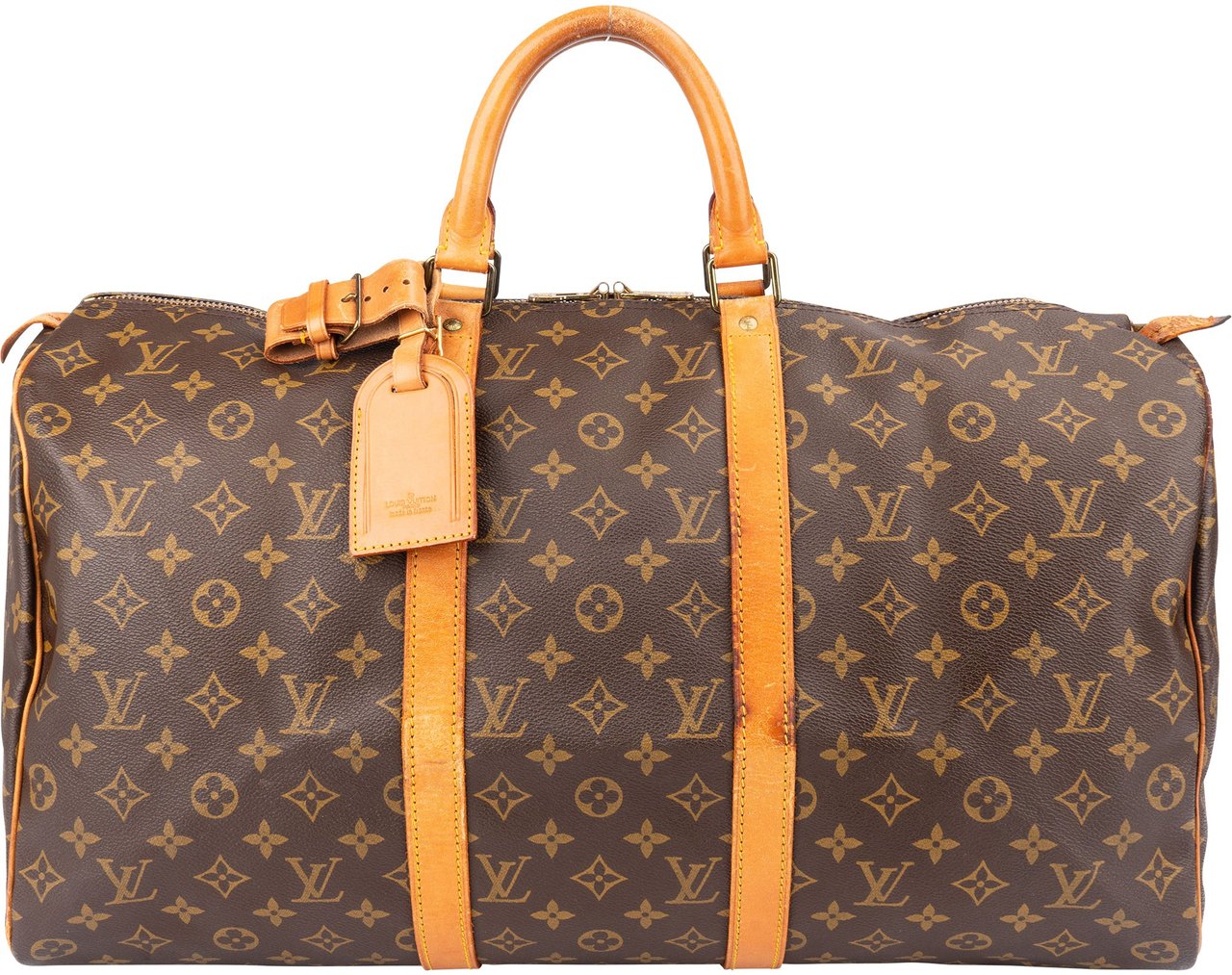 Louis Vuitton Louis Vuitton Canvas Monogram Keepall 50 Bruin