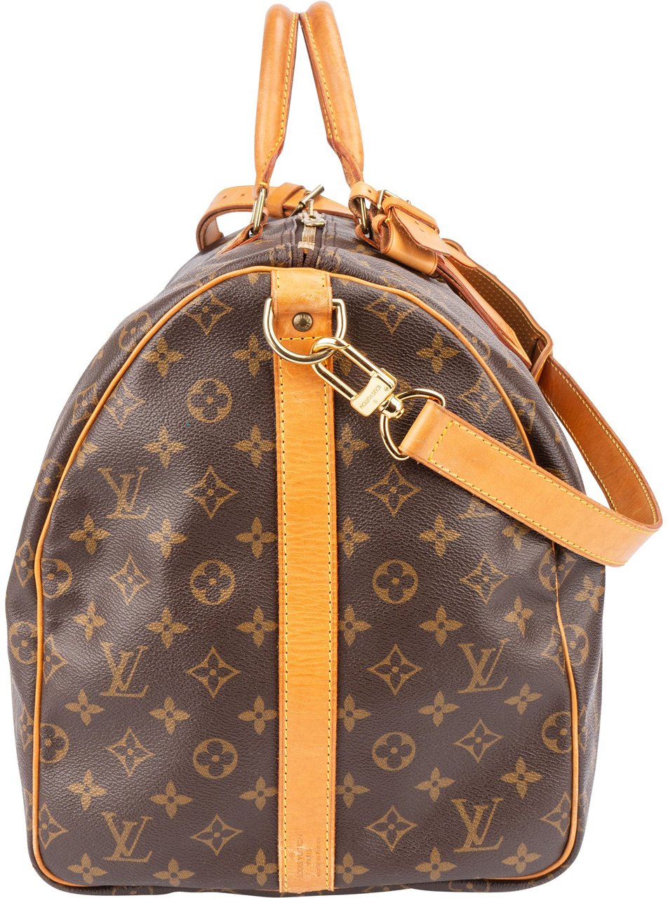 Louis Vuitton Louis Vuitton Canvas Monogram Keepall 55 Bandouliere Bruin