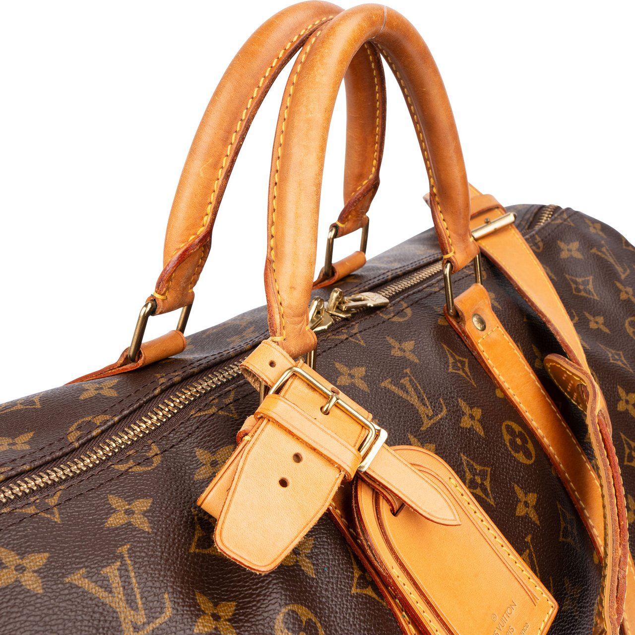 Louis Vuitton Louis Vuitton Canvas Monogram Keepall 55 Bandouliere Bruin