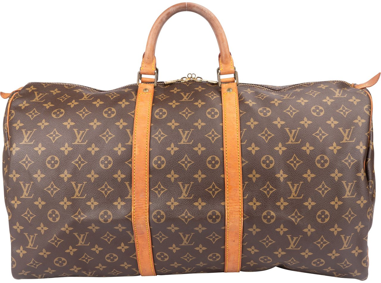 Louis Vuitton Louis Vuitton Canvas Monogram Keepall 55 Bruin