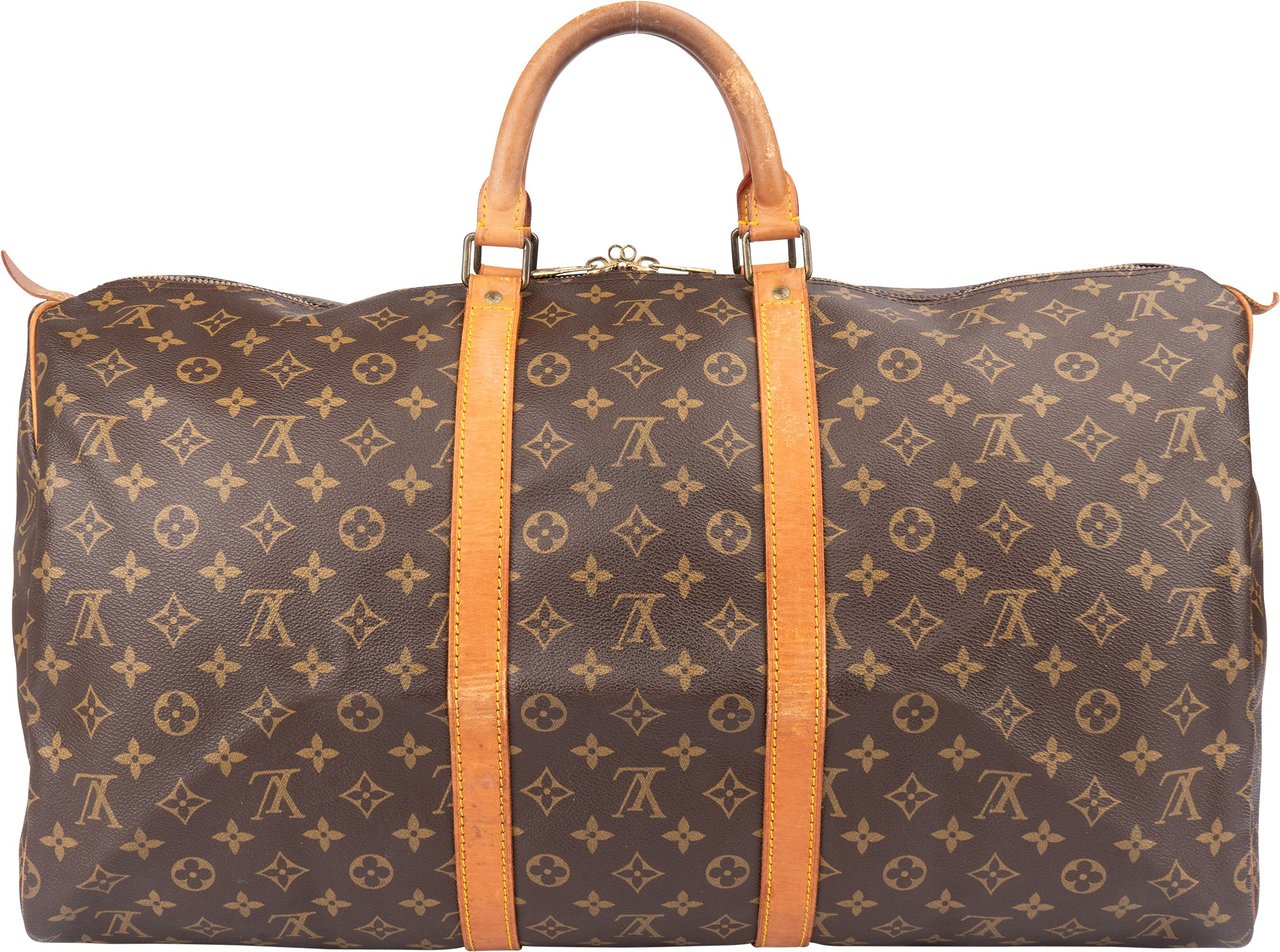Louis Vuitton Louis Vuitton Canvas Monogram Keepall 55 Bruin