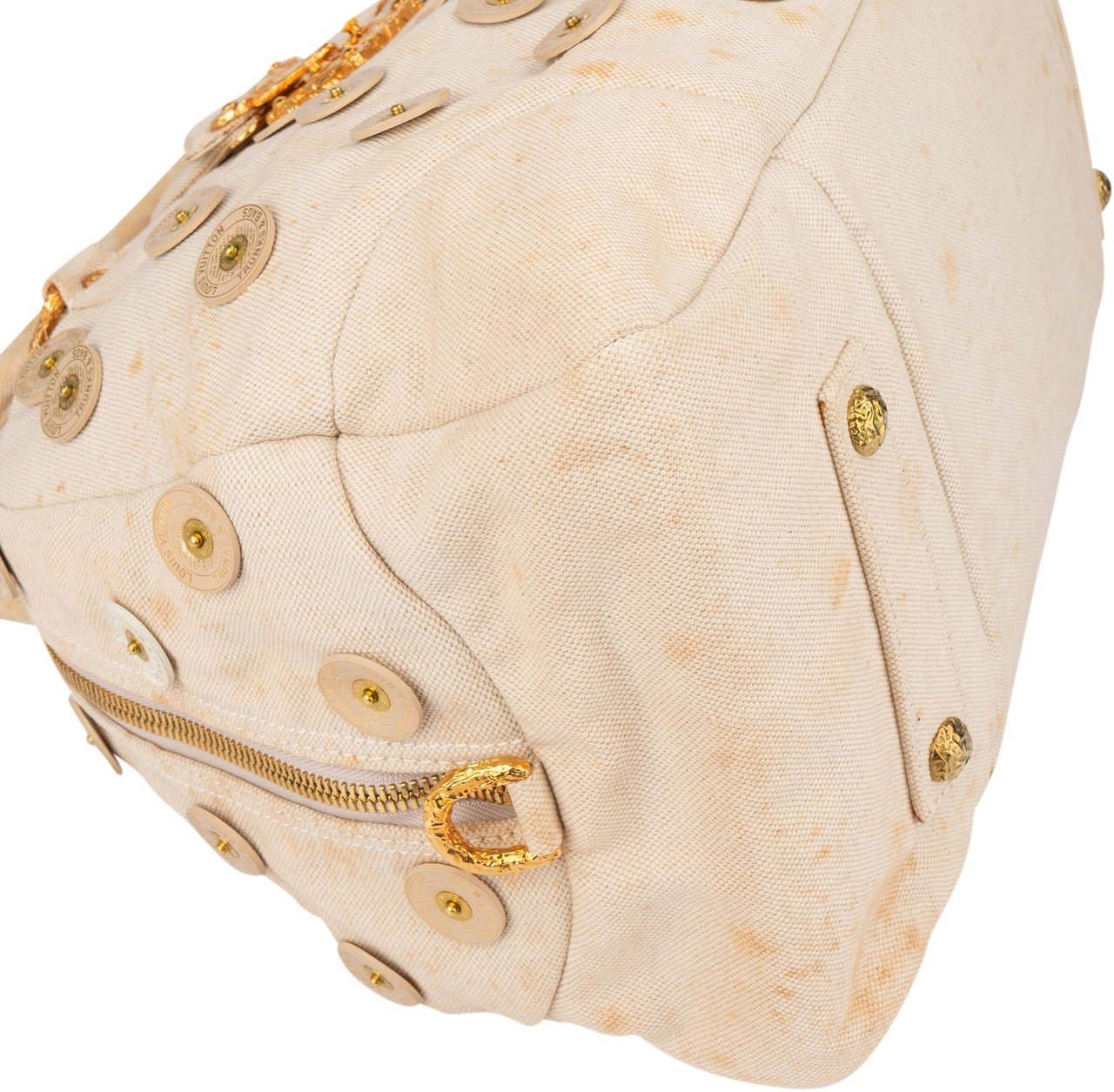 Louis Vuitton Louis Vuitton Limited Panema Bowly Polka Handbag Wit
