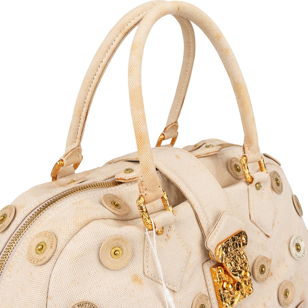 Louis Vuitton Louis Vuitton Limited Panema Bowly Polka Handbag Wit