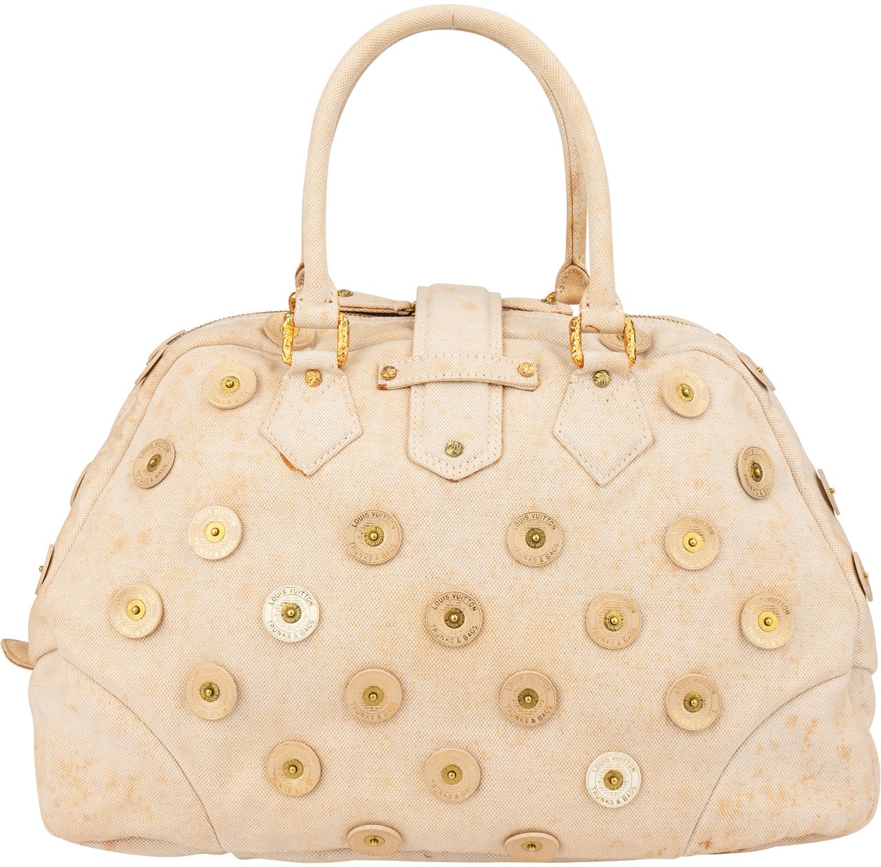 Louis Vuitton Louis Vuitton Limited Panema Bowly Polka Handbag Wit