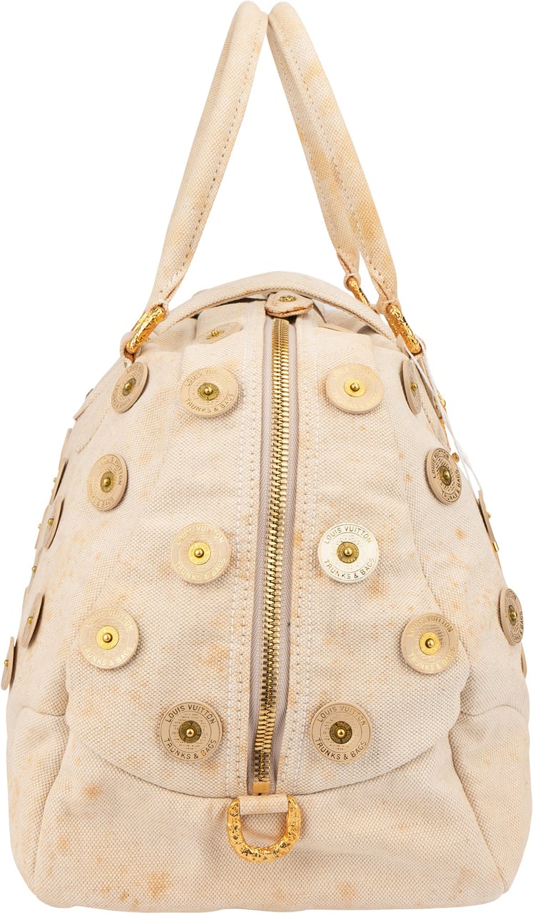Louis Vuitton Louis Vuitton Limited Panema Bowly Polka Handbag Wit
