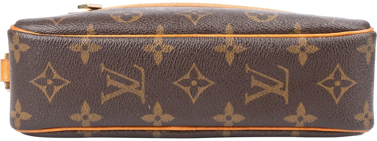 Louis Vuitton Canvas Monogram Pochette Cite Shoulder Bag Bruin