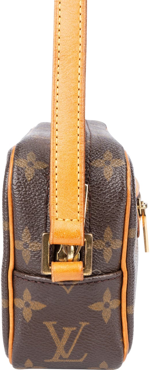 Louis Vuitton Canvas Monogram Pochette Cite Shoulder Bag Bruin