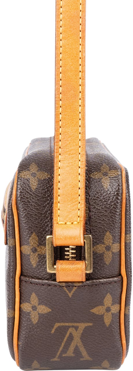 Louis Vuitton Canvas Monogram Pochette Cite Shoulder Bag Bruin