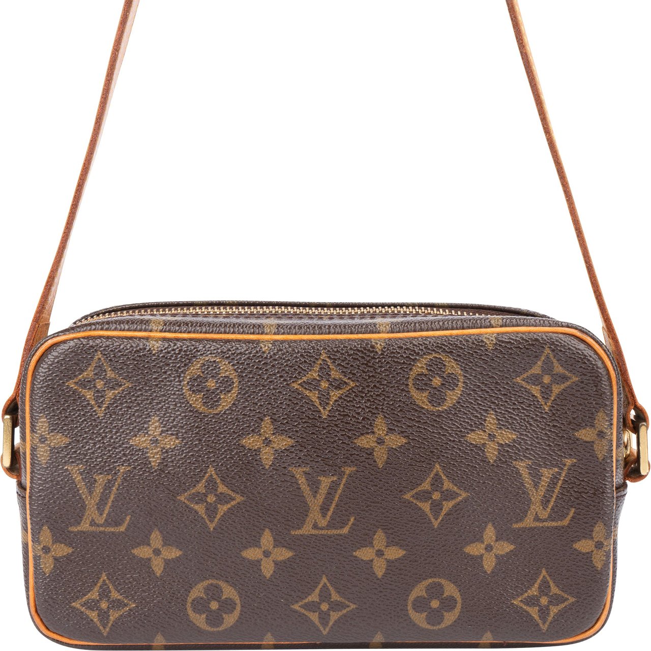 Louis Vuitton Canvas Monogram Pochette Cite Shoulder Bag Bruin