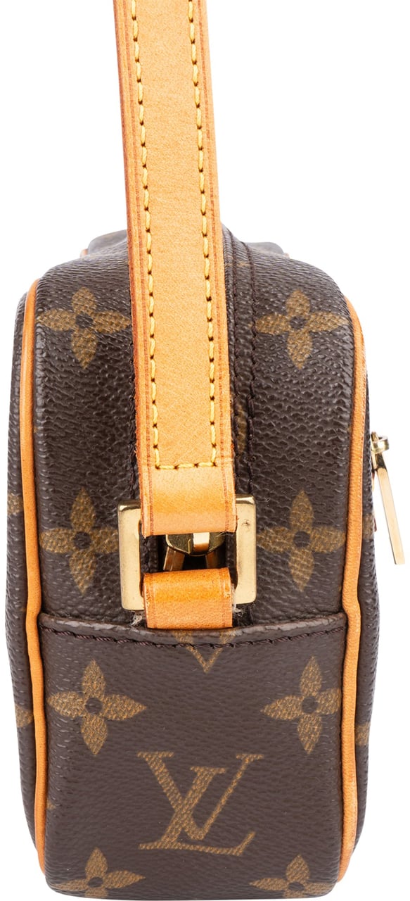 Louis Vuitton Canvas Monogram Pochette Cite Shoulder Bag Bruin
