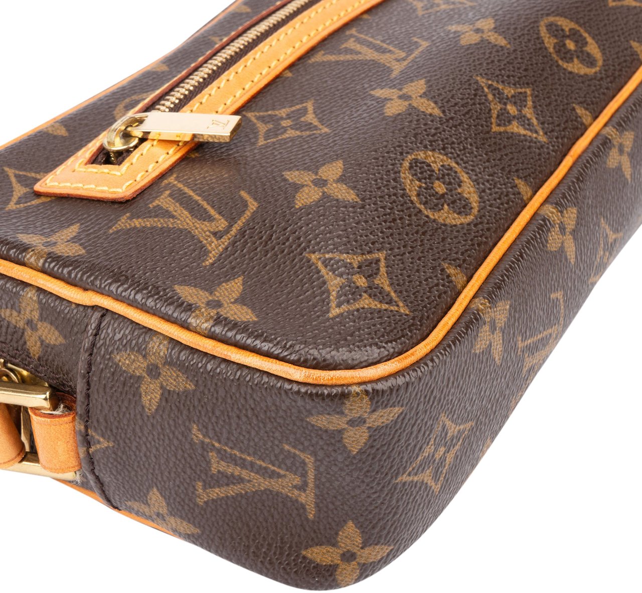 Louis Vuitton Canvas Monogram Pochette Cite Shoulder Bag Bruin