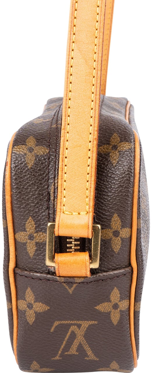 Louis Vuitton Canvas Monogram Pochette Cite Shoulder Bag Bruin