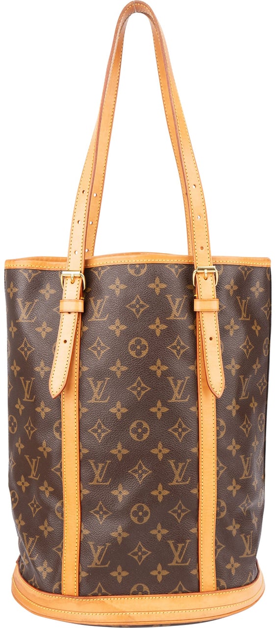Louis Vuitton Canvas Monogram Bucket Bag GM Shoulder Bag Bruin