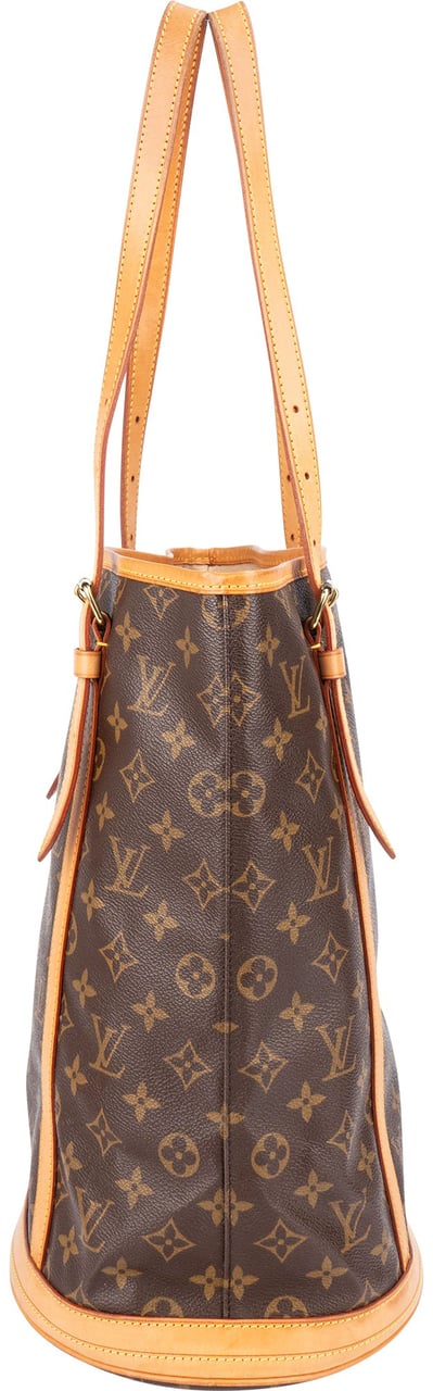 Louis Vuitton Canvas Monogram Bucket Bag GM Shoulder Bag Bruin