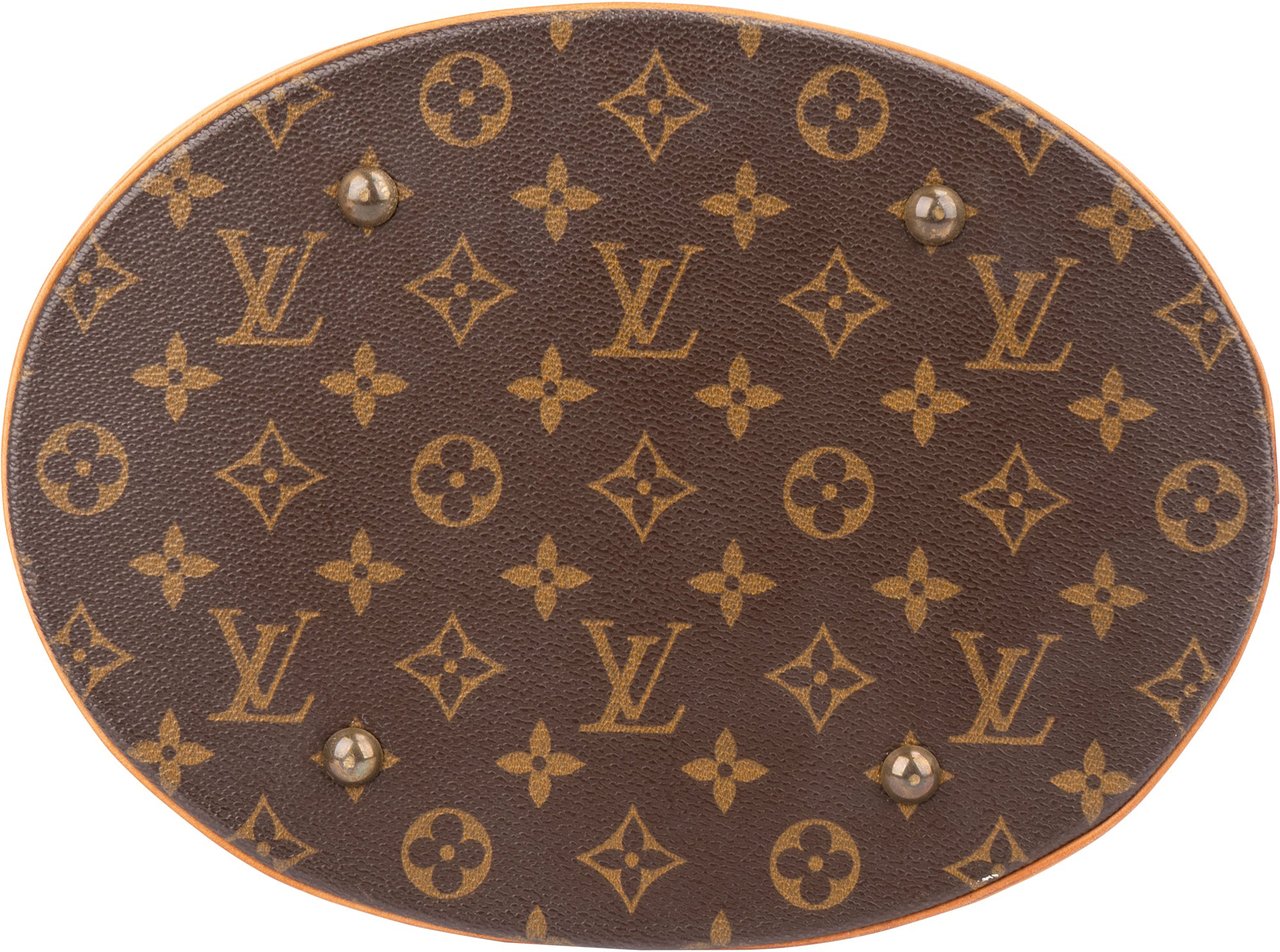 Louis Vuitton Canvas Monogram Bucket Bag GM Shoulder Bag Bruin