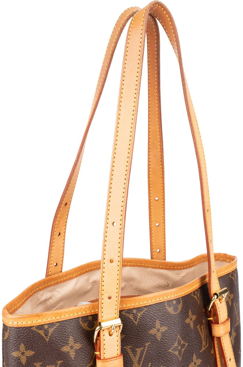 Louis Vuitton Canvas Monogram Bucket Bag GM Shoulder Bag Bruin