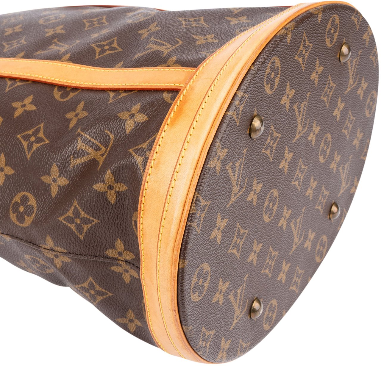Louis Vuitton Canvas Monogram Bucket Bag GM Shoulder Bag Bruin