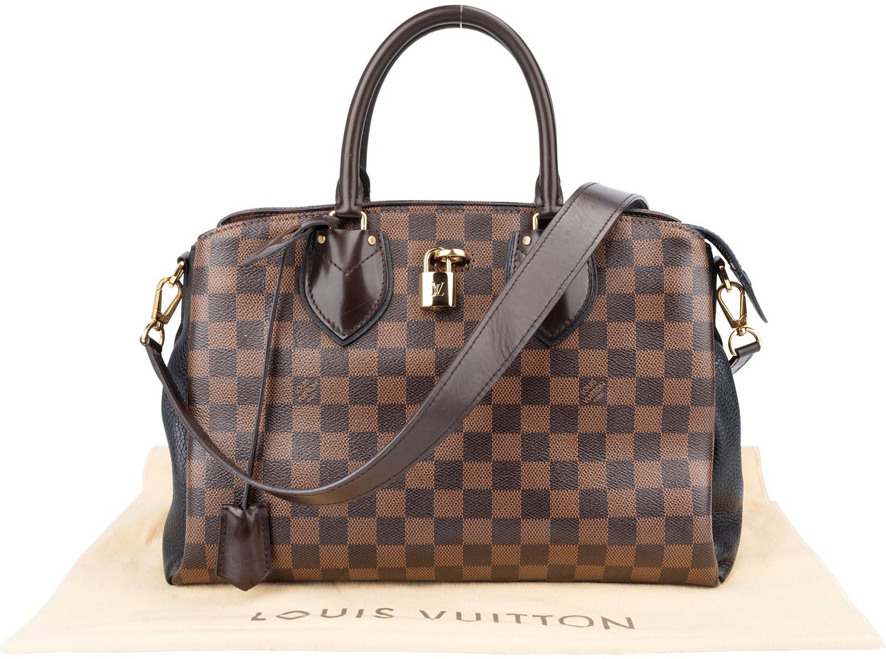 Louis Vuitton Louis Vuitton Damier Ebene Monogram Normandy Handbag Bruin