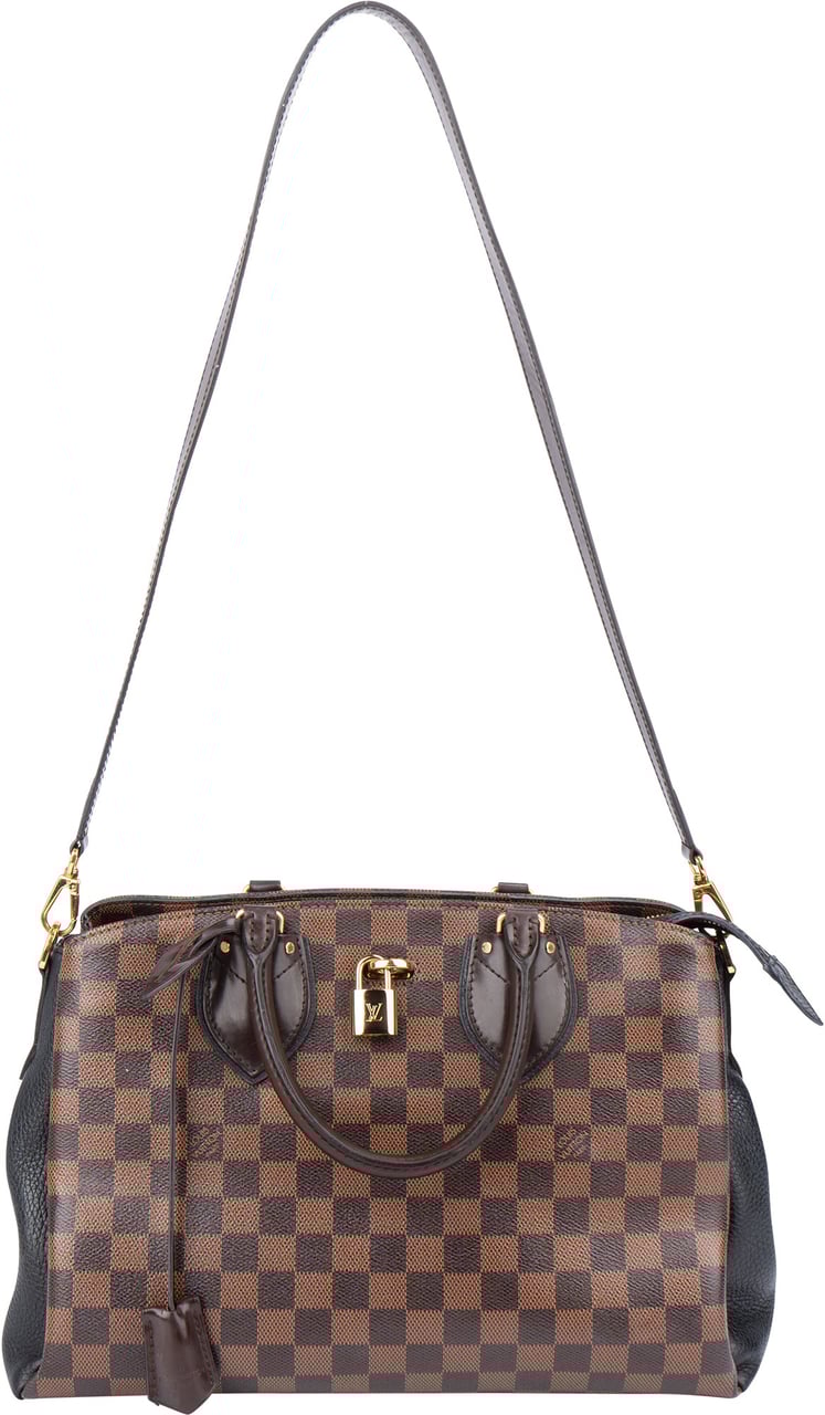 Louis Vuitton Louis Vuitton Damier Ebene Monogram Normandy Handbag Bruin