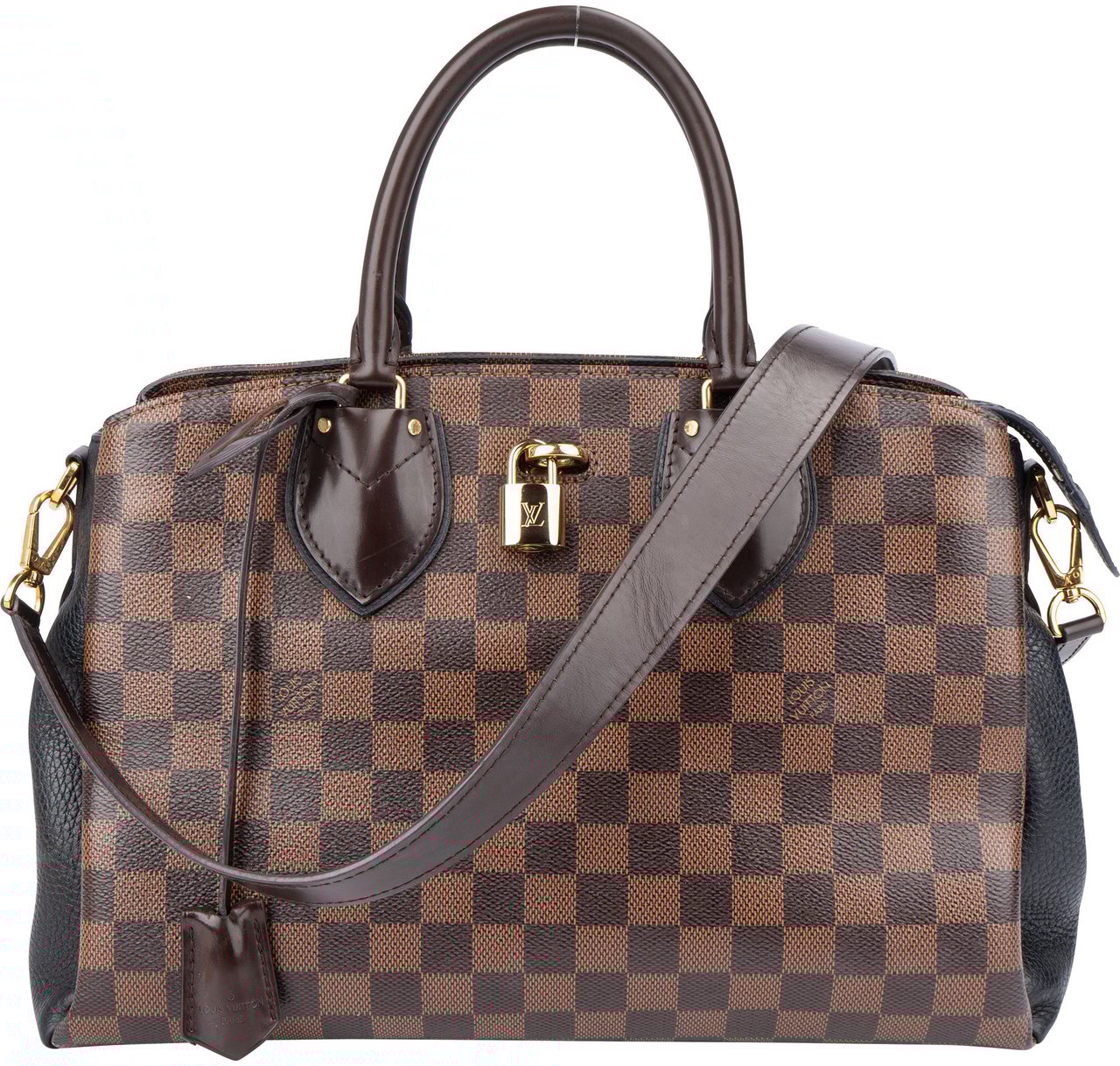 Louis Vuitton Louis Vuitton Damier Ebene Monogram Normandy Handbag Bruin