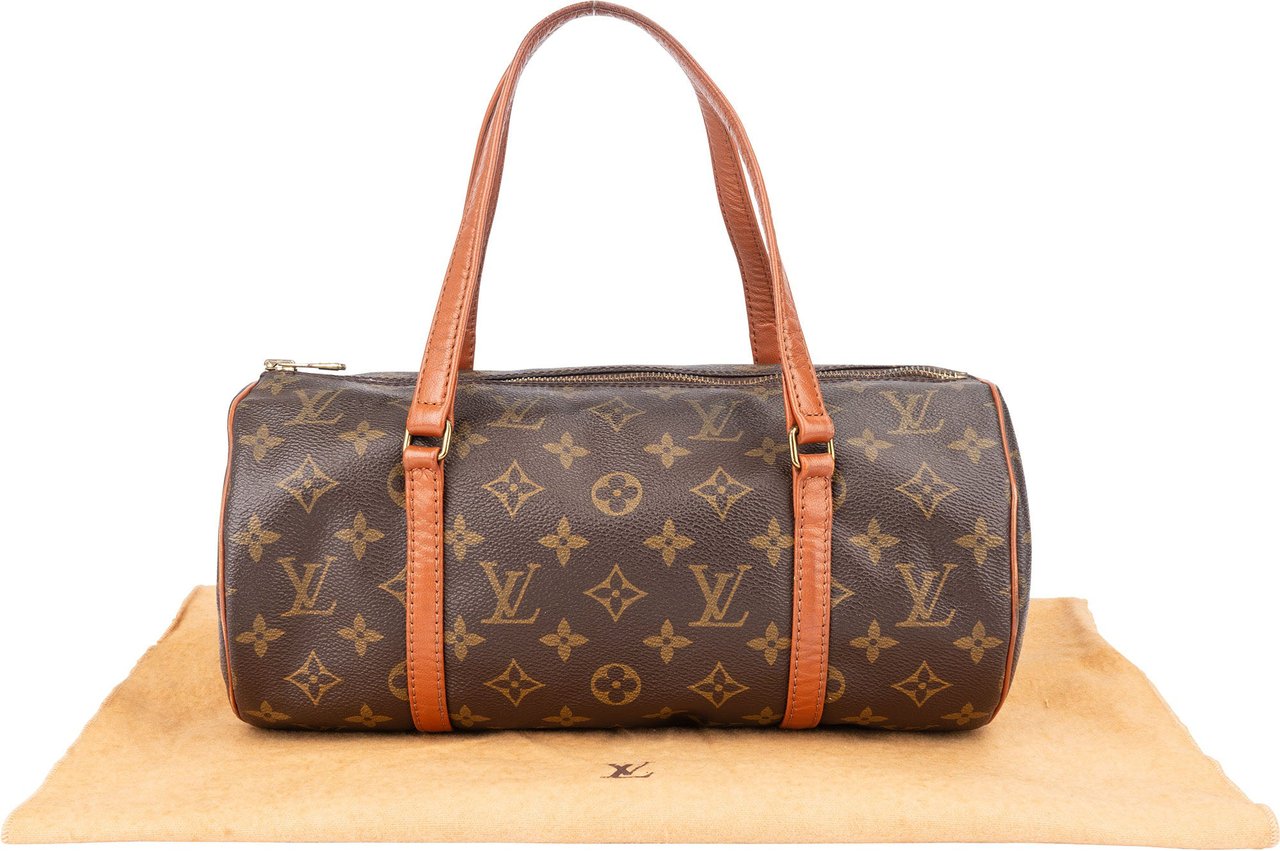 Louis Vuitton Louis Vuitton Canvas Monogram Papillon Handbag Bruin