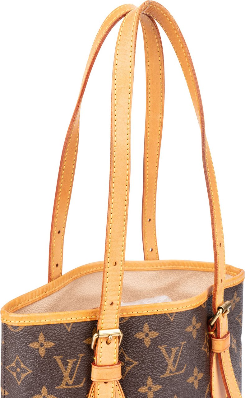 Louis Vuitton Louis Vuitton Canvas Monogram Bucket Bag PM Handbag Bruin