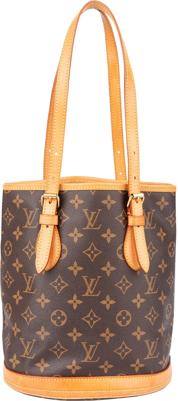 Louis Vuitton Louis Vuitton Canvas Monogram Bucket Bag PM Handbag Bruin