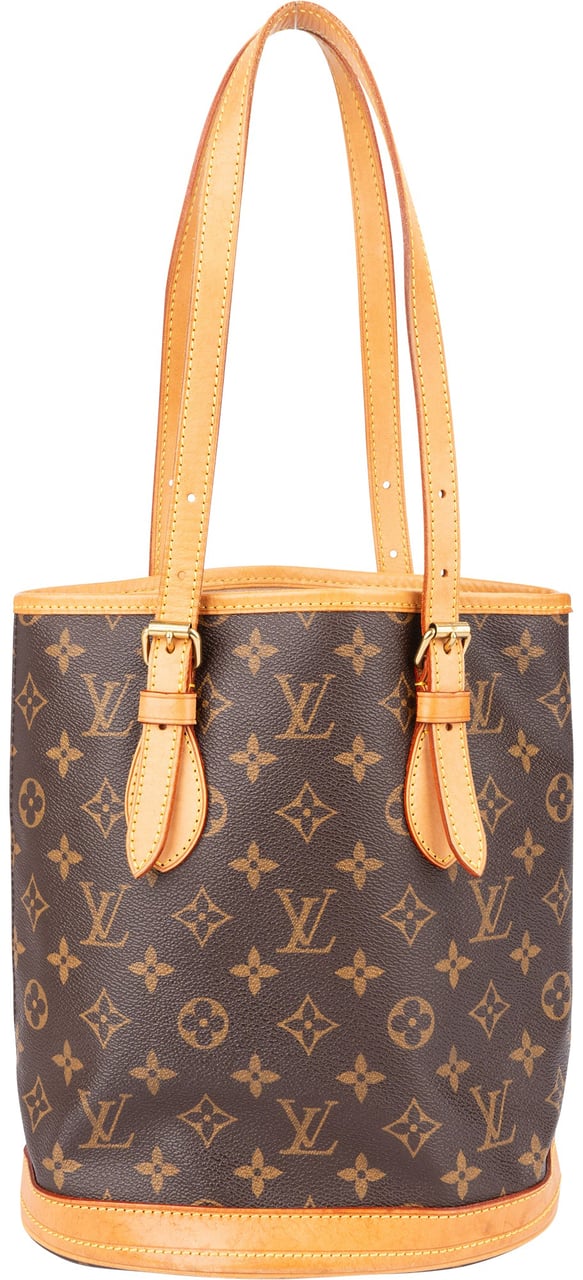 Louis Vuitton Louis Vuitton Canvas Monogram Bucket Bag PM Handbag Bruin