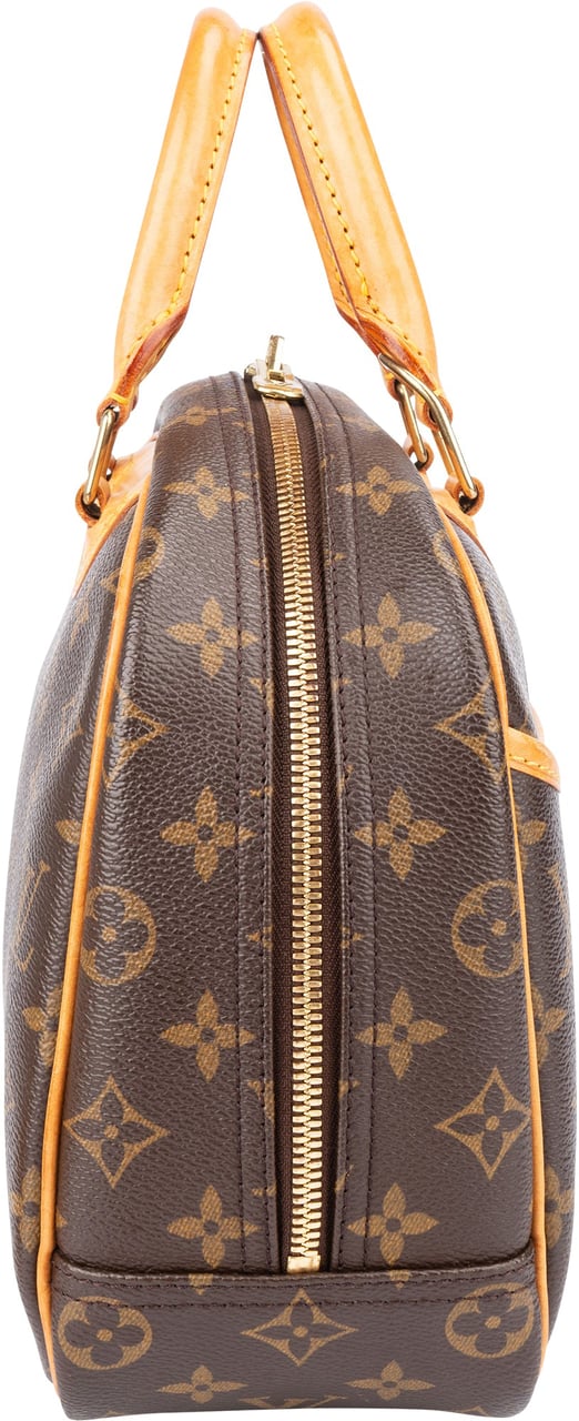 Louis Vuitton Canvas Monogram Trouville Handbag Bruin