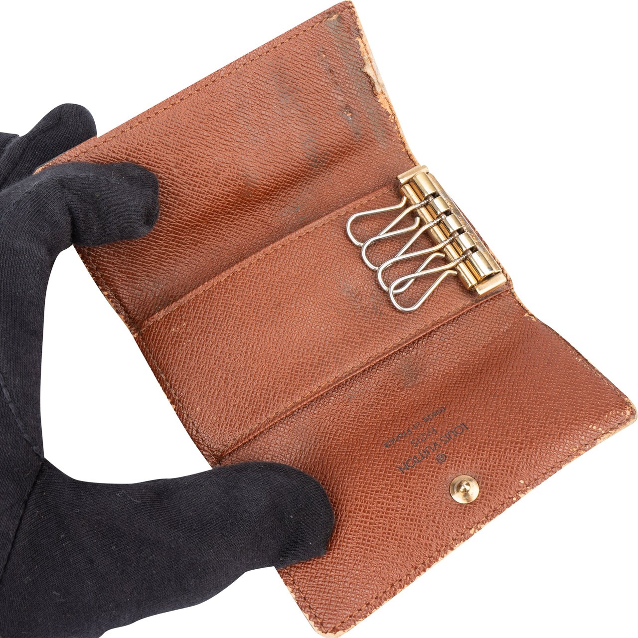 Louis Vuitton Louis Vuitton Canvas Monogram Keyholder Bruin